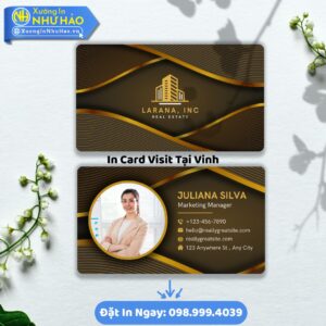Xưởng In Card Visit Tại Vinh: Thiết Kế Đẹp, In Nhanh Lấy Ngay