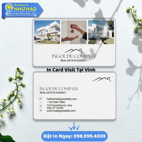 Xưởng In Card Visit Tại Vinh: Thiết Kế Đẹp, In Nhanh Lấy Ngay