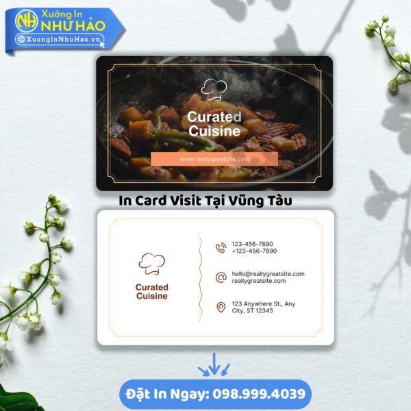 Dịch Vụ In Card Visit Vũng Tàu Chuyên Nghiệp Nhanh Chóng