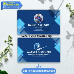 Dịch Vụ In Card Visit Thủ Dầu Một Chuyên Nghiệp, Giá Tốt Nhất