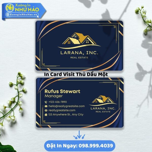 Dịch Vụ In Card Visit Thủ Dầu Một Chuyên Nghiệp, Giá Tốt Nhất