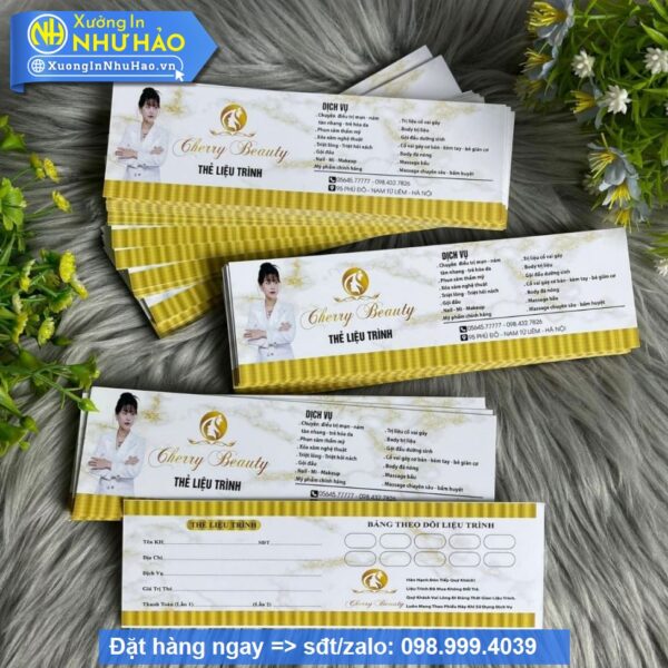 In Thẻ Liệu Trình Spa Theo Yêu Cầu, Voucher Spa Khuyến Mãi Giá Rẻ Tại Xưởng In Như Hảo