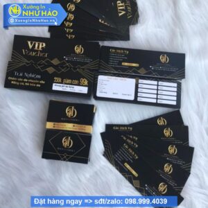 In Thẻ Liệu Trình Spa Theo Yêu Cầu, Voucher Spa Khuyến Mãi Giá Rẻ Tại Xưởng In Như Hảo