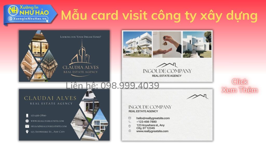 Dịch Vụ In Card Visit Tại Đà Nẵng Uy Tín | Xưởng In Như Hảo