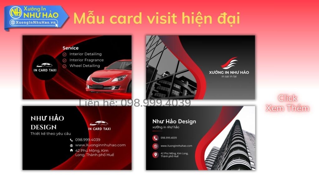 Dịch Vụ In Card Visit Tại Đà Nẵng Uy Tín | Xưởng In Như Hảo