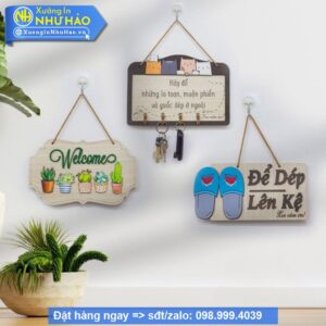 Bảng Gỗ Decor Trang Trí Theo Yêu Cầu: Đặt Làm Giá Tốt, Mẫu Đẹp Tại Xưởng In Như Hảo