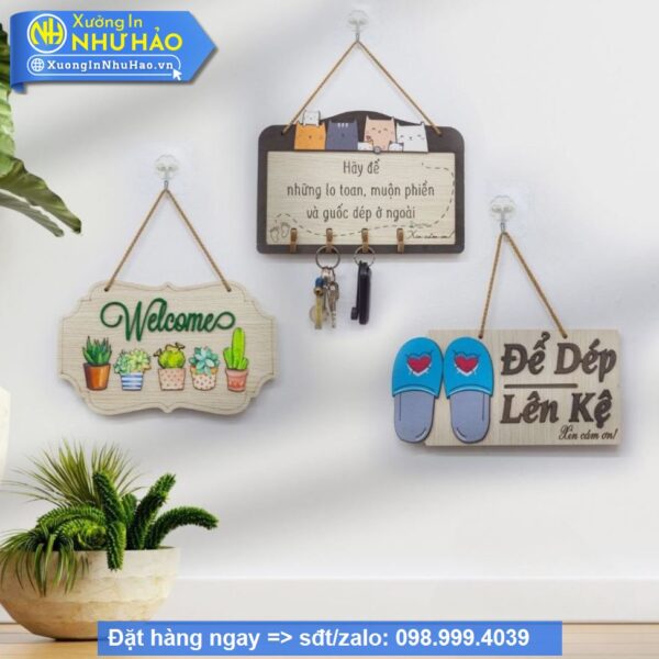 Bảng Gỗ Decor Trang Trí Theo Yêu Cầu: Đặt Làm Giá Tốt, Mẫu Đẹp Tại Xưởng In Như Hảo