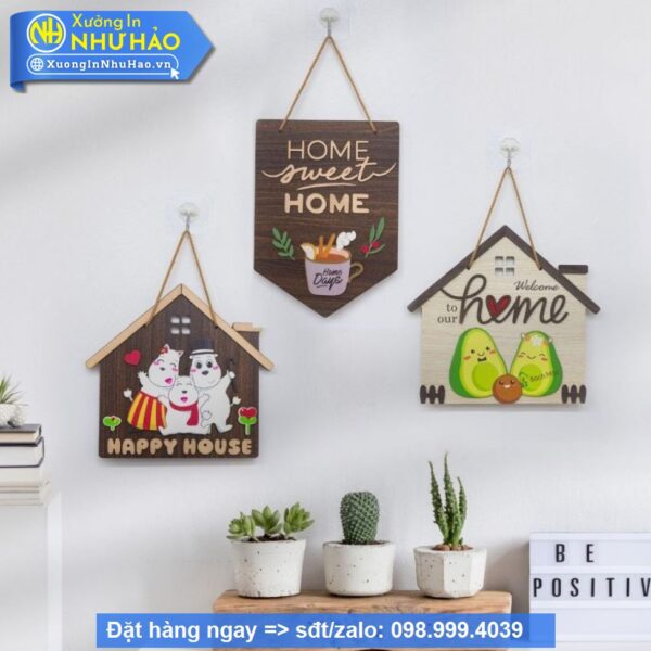 Bảng Gỗ Decor Trang Trí Theo Yêu Cầu: Đặt Làm Giá Tốt, Mẫu Đẹp Tại Xưởng In Như Hảo