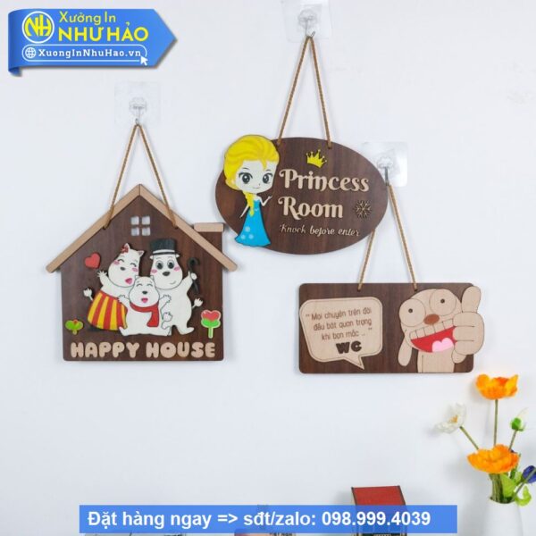 Bảng Gỗ Decor Trang Trí Theo Yêu Cầu: Đặt Làm Giá Tốt, Mẫu Đẹp Tại Xưởng In Như Hảo