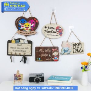 Bảng Gỗ Decor Trang Trí Theo Yêu Cầu: Đặt Làm Giá Tốt, Mẫu Đẹp Tại Xưởng In Như Hảo