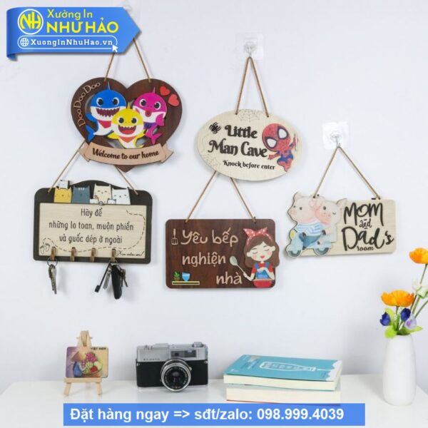 Bảng Gỗ Decor Trang Trí Theo Yêu Cầu: Đặt Làm Giá Tốt, Mẫu Đẹp Tại Xưởng In Như Hảo