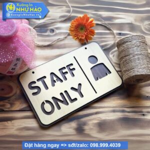 Biển Gỗ Toilet WC: Giải Pháp Trang Trí Thông Minh, Nâng Tầm Không Gian Sống Của Bạn