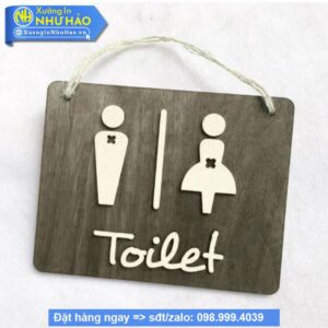 Biển Gỗ Toilet WC: Giải Pháp Trang Trí Thông Minh, Nâng Tầm Không Gian Sống Của Bạn