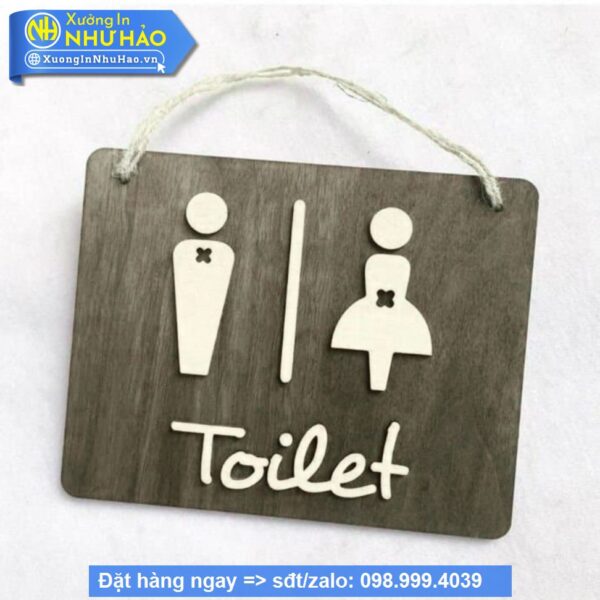 Biển Gỗ Toilet WC: Giải Pháp Trang Trí Thông Minh, Nâng Tầm Không Gian Sống Của Bạn