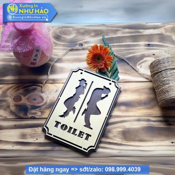 Biển Gỗ Toilet WC: Giải Pháp Trang Trí Thông Minh, Nâng Tầm Không Gian Sống Của Bạn