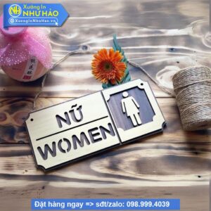 Biển Gỗ Toilet WC: Giải Pháp Trang Trí Thông Minh, Nâng Tầm Không Gian Sống Của Bạn