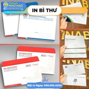 In Bao Thư Theo Yêu Cầu Chuyên Nghiệp, Chất Lượng Cao, Giá Tốt, Thiết Kế Miễn Phí, Giao Hàng Toàn Quốc