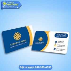 In Card Visit Tại Bắc Kạn Số Lượng Ít Theo Yêu Cầu Tại Xưởng In Như Hảo: Chất Lượng Đảm Bảo, Hỗ Trợ Tận Tâm