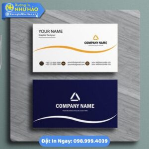 In Card Visit Tại Cao Bằng: Thiết Kế Đẹp, Chất Lượng Cao, Giá Tốt. Xưởng In Như Hảo - Uy Tín Hàng Đầu