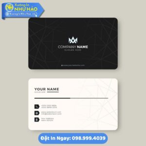In Card Visit Tại Hà Tĩnh Theo Yêu Cầu: Giải Pháp Tối Ưu Cho Doanh Nghiệp, Hiển Thị Ấn Tượng