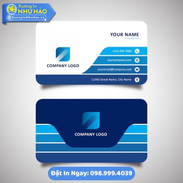 In Card Visit Tại Hòa Bình Uy Tín, Thiết Kế Theo Yêu Cầu, Test Màu Miễn Phí Tại Như Hảo