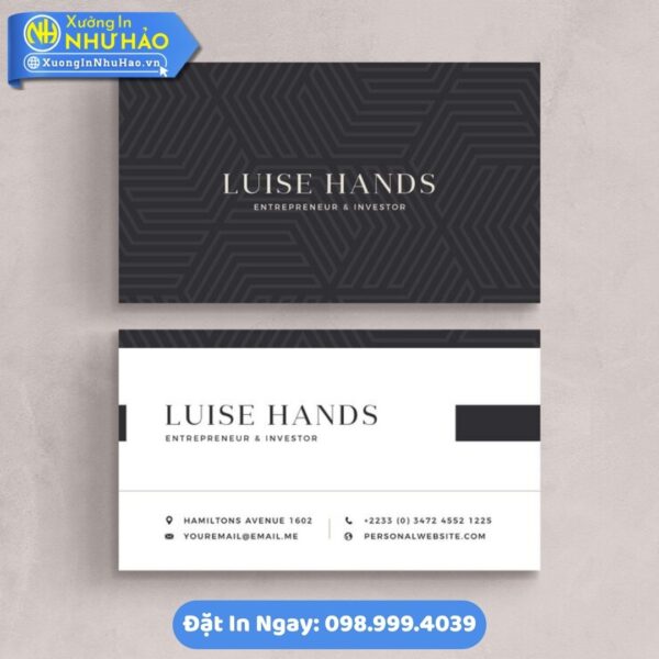 In Card Visit Tại Kon Tum Theo Yêu Cầu: Chất Lượng Cao, Giá Tốt Tại Xưởng In Như Hảo