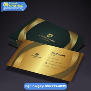 In Card Visit Tại Pleiku Theo Yêu Cầu - Chất Lượng Đỉnh Cao, Hỗ Trợ Test Màu Miễn Phí