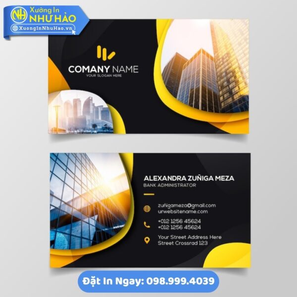 In Card Visit Quảng Ngãi Chất Lượng Cao, Thiết Kế Đẹp, Giá Tốt - Xưởng In Như Hảo