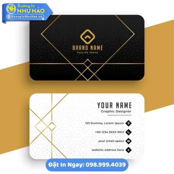 In Card Visit Quảng Ngãi Chất Lượng Cao, Thiết Kế Đẹp, Giá Tốt - Xưởng In Như Hảo
