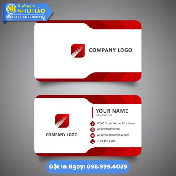 In Card Visit Thái Nguyên Chuyên Nghiệp, Chất Lượng Cao, Xưởng In Như Hảo - Giá Tốt, Thiết Kế Miễn Phí