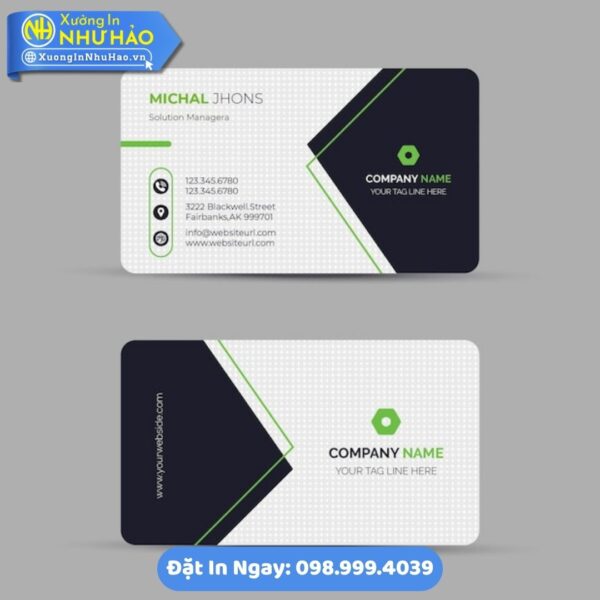 In Card Visit Tại Thanh Hóa Chất Lượng Cao, Thiết Kế Đẹp, Giá Tốt - Xưởng In Như Hảo. Giao Nhanh Toàn Quốc