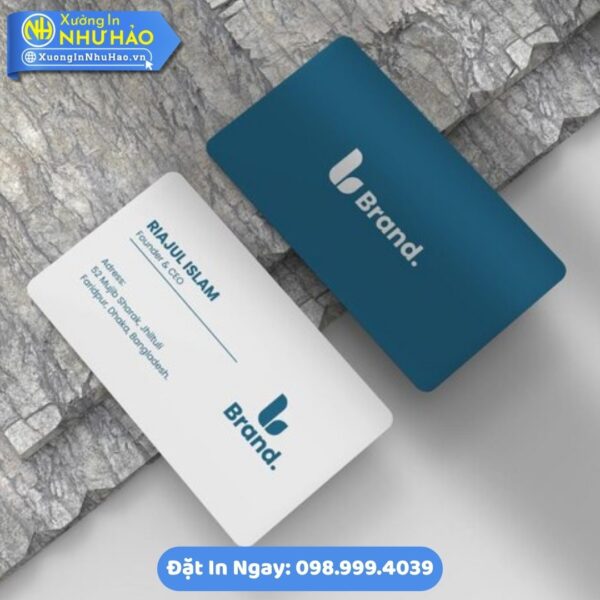 In Card Visit Tại Trà Vinh Chất Lượng Cao, Thiết Kế Chuyên Nghiệp - Xưởng In Như Hảo Uy Tín, Giá Tốt, Giao Nhanh Toàn Quốc