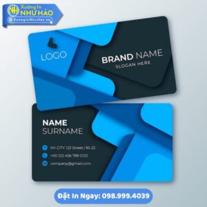 In Card Visit Tại Vị Thanh Chất Lượng Cao, Giá Tốt, Thiết Kế Miễn Phí, Giao Nhanh - Xưởng In Như Hảo