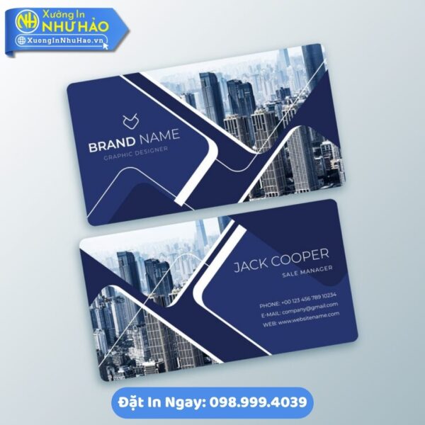 In Card Visit Tại Vị Thanh Chất Lượng Cao, Giá Tốt, Thiết Kế Miễn Phí, Giao Nhanh - Xưởng In Như Hảo