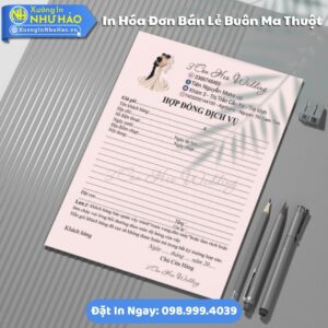 In Hóa Đơn Bán Lẻ Tại Buôn Ma Thuột Chất Lượng Cao, Giá Tốt. Xưởng Như Hảo Thiết Kế Theo Yêu Cầu