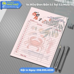 In Hóa Đơn Bán Lẻ Tại Cà Mau Theo Yêu Cầu - In Hóa Đơn 2 Liên Giá Rẻ