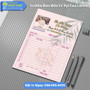 Giải Pháp In Hóa Đơn Bán Lẻ Chuyên Nghiệp Tại Cao Lãnh - Mẫu Mã Đa Dạng, Giá Cạnh Tranh
