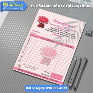 Giải Pháp In Hóa Đơn Bán Lẻ Chuyên Nghiệp Tại Cao Lãnh - Mẫu Mã Đa Dạng, Giá Cạnh Tranh
