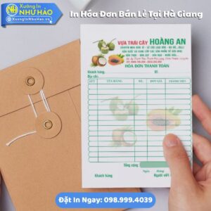 Địa Chỉ In Hóa Đơn Bán Lẻ Tại Hà Giang Uy Tín Giá Rẻ, Kích Thước Đa Dạng, Theo Yêu Cầu, Thiết Kế Free