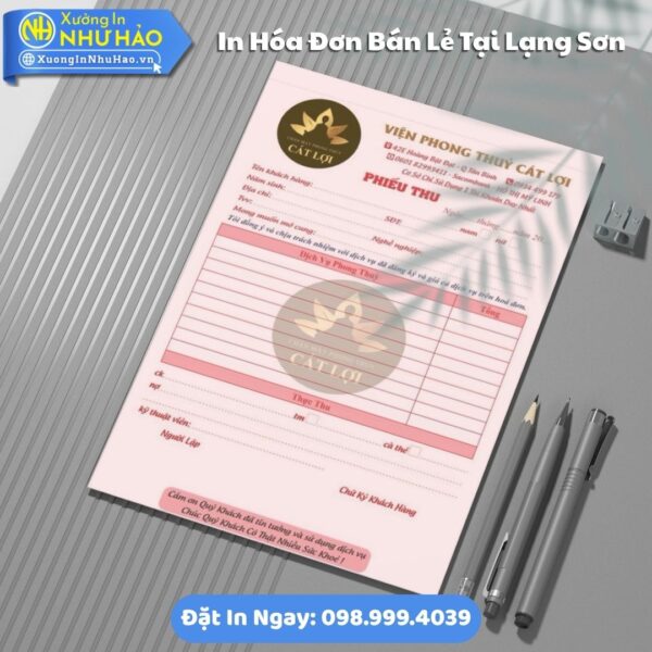 Giải Pháp In Hóa Đơn Bán Lẻ Chuyên Nghiệp Tại Lạng Sơn, Theo Yêu Cầu, Fort 80gsm, Giao Hàng Toàn Quốc