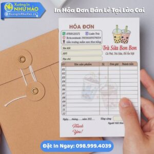 Địa Chỉ In Hóa Đơn Bán Lẻ Chất Lượng Cao Tại Lào Cai Uy Tín Giá Rẻ, Kích Thước Đa Dạng, Theo Yêu Cầu, Thiết Kế Free