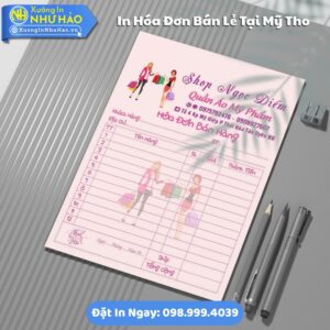Dịch Vụ In Hóa Đơn Bán Lẻ Tại Mỹ Tho Theo Yêu Cầu, Phiếu Hóa Đơn Bán Lẻ, Giá Tốt Nhất