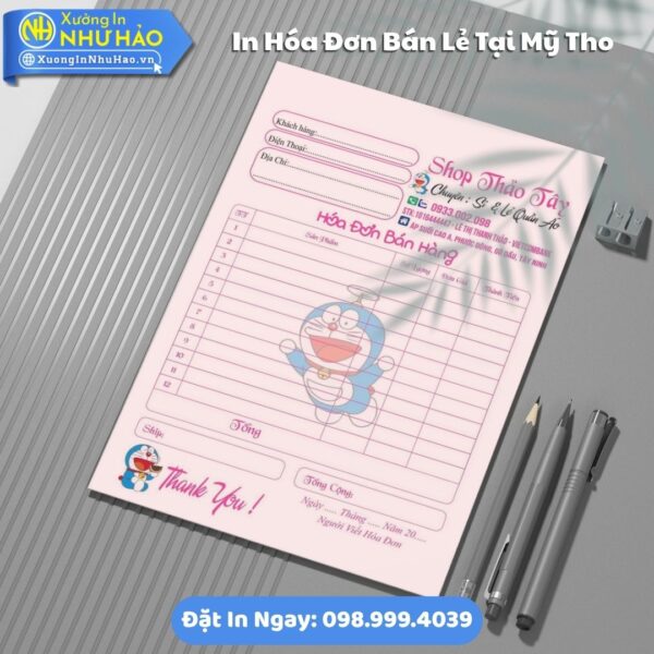 Dịch Vụ In Hóa Đơn Bán Lẻ Tại Mỹ Tho Theo Yêu Cầu, Phiếu Hóa Đơn Bán Lẻ, Giá Tốt Nhất