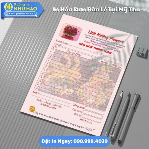 Dịch Vụ In Hóa Đơn Bán Lẻ Tại Mỹ Tho Theo Yêu Cầu, Phiếu Hóa Đơn Bán Lẻ, Giá Tốt Nhất