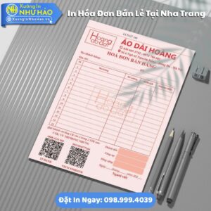 In Hóa Đơn Bán Lẻ Tại Nha Trang: Chất Lượng, Giá Tốt, Thiết Kế Miễn Phí - Xưởng In Như Hảo