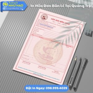 In Hóa Đơn Bán Lẻ Tại Quảng Trị Hỗ Trợ Test Màu, Thiết Kế Miễn Phí, Fort 80gsm, Giao Nhanh Toàn Quốc