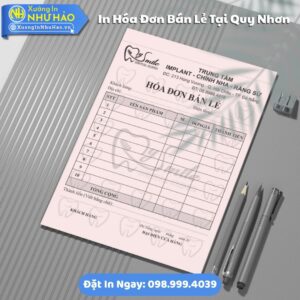 In Hóa Đơn Bán Lẻ Tại Quy Nhơn Theo Yêu Cầu: Giá Rẻ, Uy Tín Từ Như Hảo, Thiết Kế Miễn Phí, Hỗ Trợ Test Màu