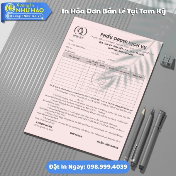 Địa Chỉ In Hóa Đơn Bán Lẻ Tại Tam Kỳ Fort 80gsm, Kích Thước Tùy Chọn, Test Màu, Giao Nhanh, Giá Rẻ Tại Xưởng