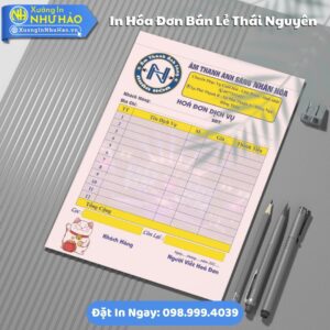 Dịch Vụ In Hóa Đơn Bán Lẻ Tại Thái Nguyên Thiết Kế Free, 1-2-3 Liên, Giao Tận Nơi, Kích Thước Đa Dạng, Giá Rẻ