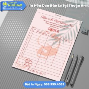 In Hóa Đơn Bán Lẻ Tại Thuận An Theo Yêu Cầu - Báo Giá Quyển Hóa Đơn Bán Lẻ